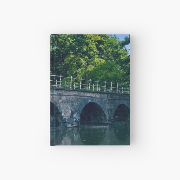 Bridge in Bruges, Belgium Hardcover Journal