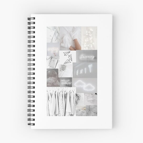 Item preview, white aesthetic collage designed and sold by lilacstickerss.
