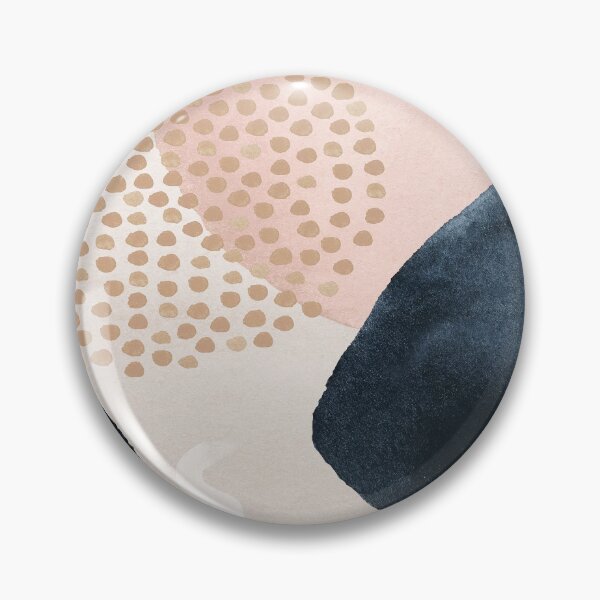 Item preview, Navy Blue and Pink Abstract designed and sold by OliviaAndAva.