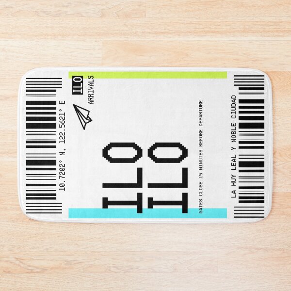 Item preview, ILOILO PLANE TICKET PHONE CASE FILIPINO designed and sold by aydapadi.