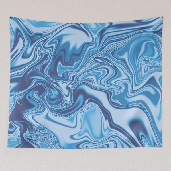 Item preview, Blue Paint holographic marble designed and sold by W&P Drae.