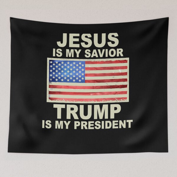 Item preview, Jesus Is My Savior Trump Is My President designed and sold by Andrea Lina.