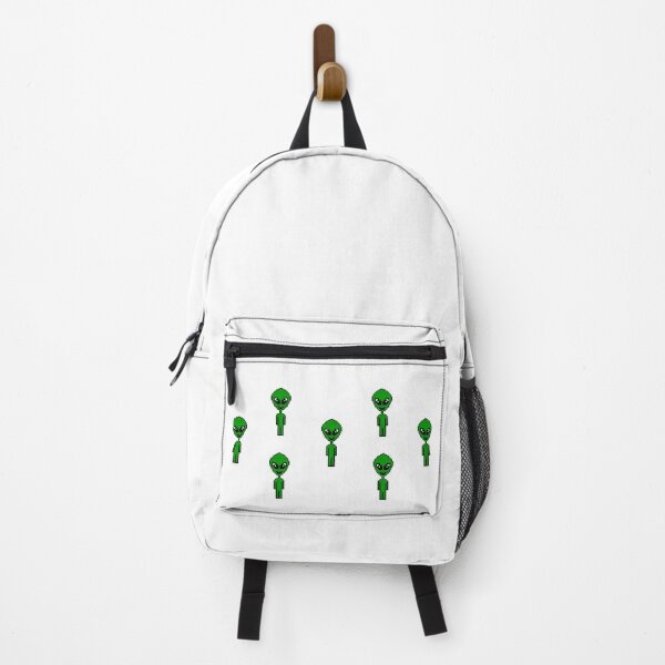 Pixel Aliens (no background) Backpack
