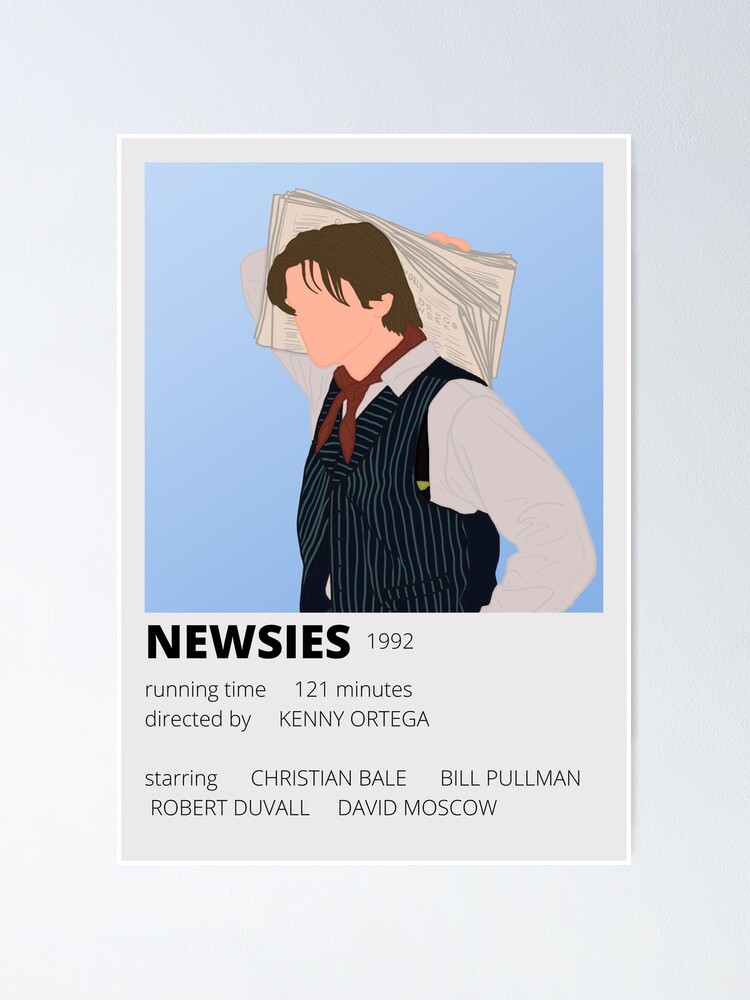 Minimalist Newsies Poster Poster For Sale By Bella Correa Redbubble