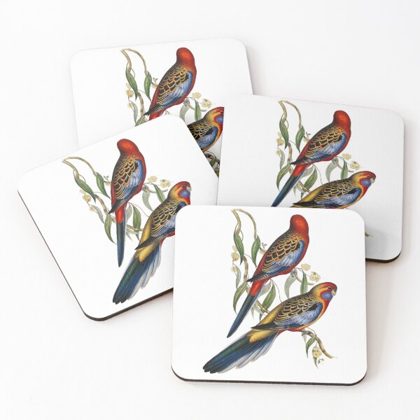 Item preview, Adelaide Rosella Vintage Illustration designed and sold by karwilberevivalcollection.