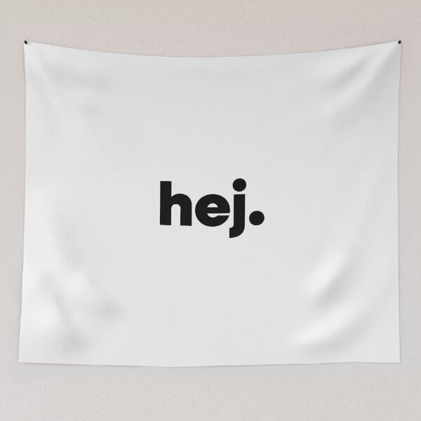 Item preview, Hej - Hello in Swedish designed and sold by swedishprints.