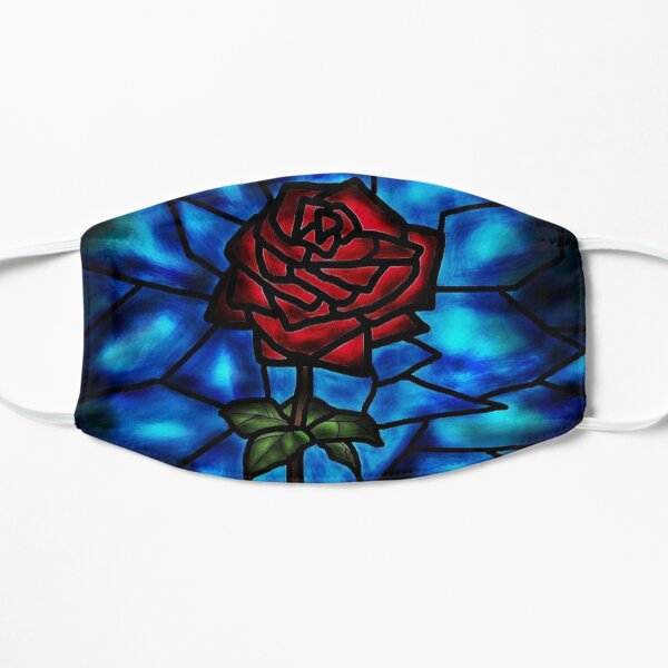 Stained Glass Rose Mask