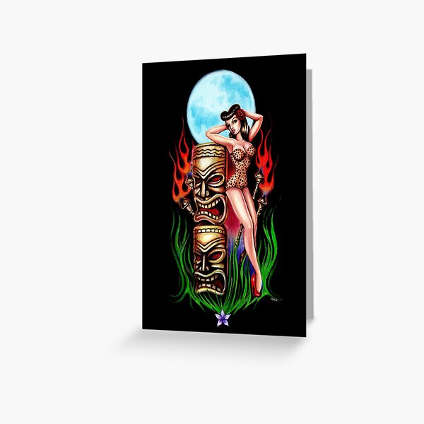 Item preview, Tiki Moon  designed and sold by Isobel Von Finklestein.