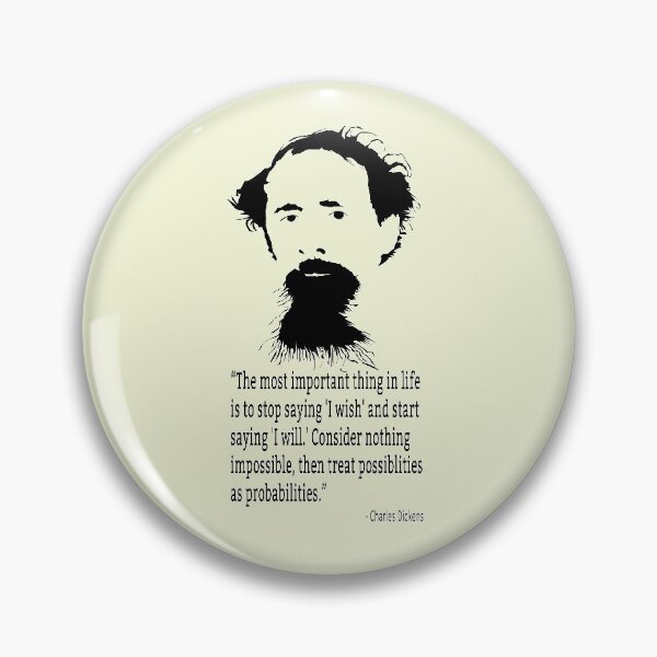Item preview, Charles Dickens designed and sold by The Dead  Writers Circle.