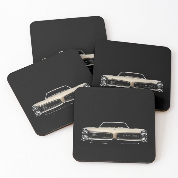 Item preview, 1966 Pontiac GTO - high contrast - black background designed and sold by mal-photography.