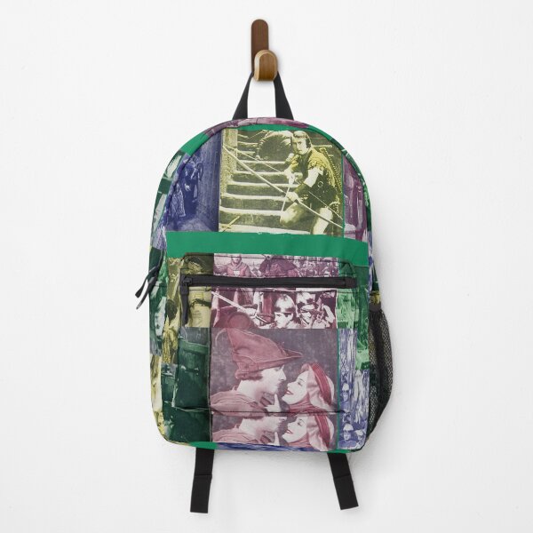 Errol Flynn Olivia De Havilland THE ADVENTURES OF ROBIN HOOD collage Backpack