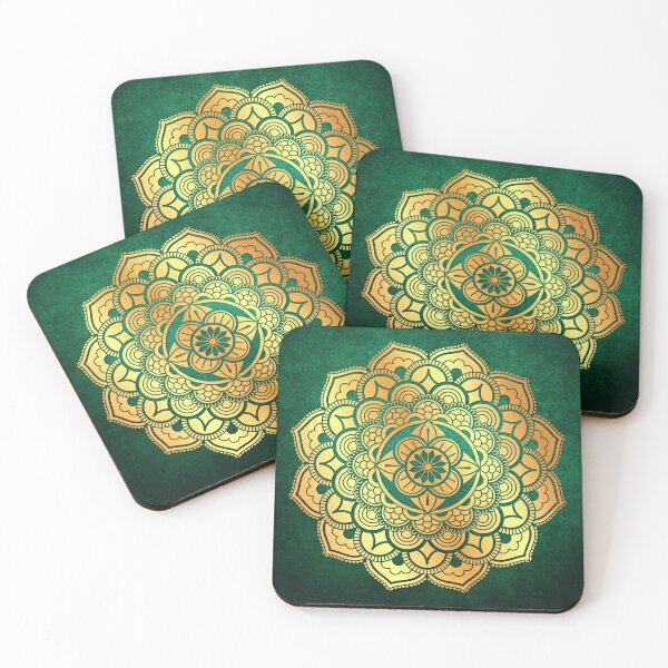 Item preview, Golden Mandala designed and sold by Red Witch Art.