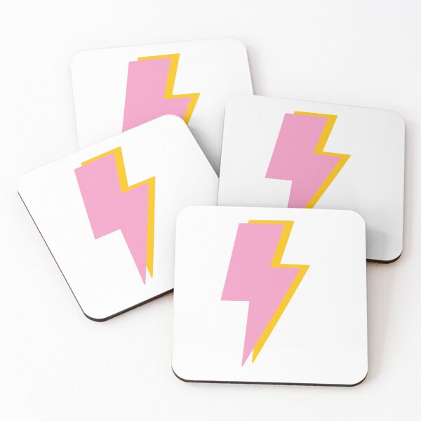 Item preview, Pink Orange Lightning Bolt designed and sold by AmandazDesigns.