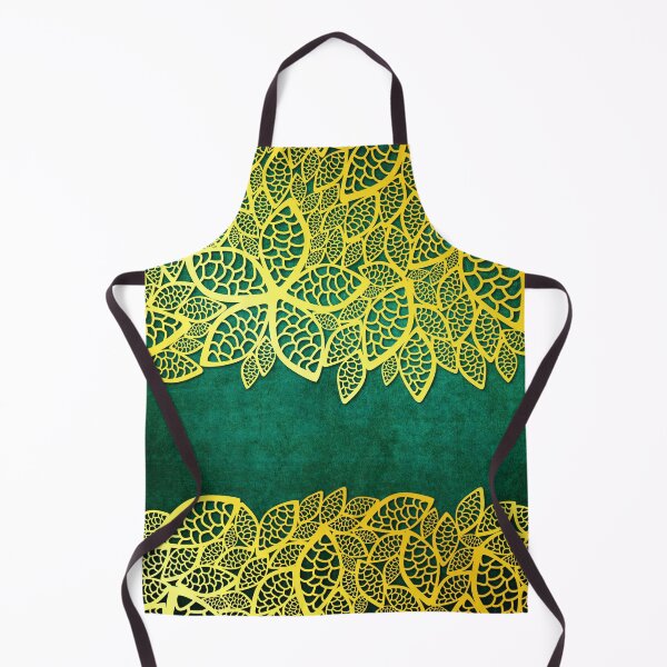 Item preview, Golden leaves lace designed and sold by Red Witch Art.