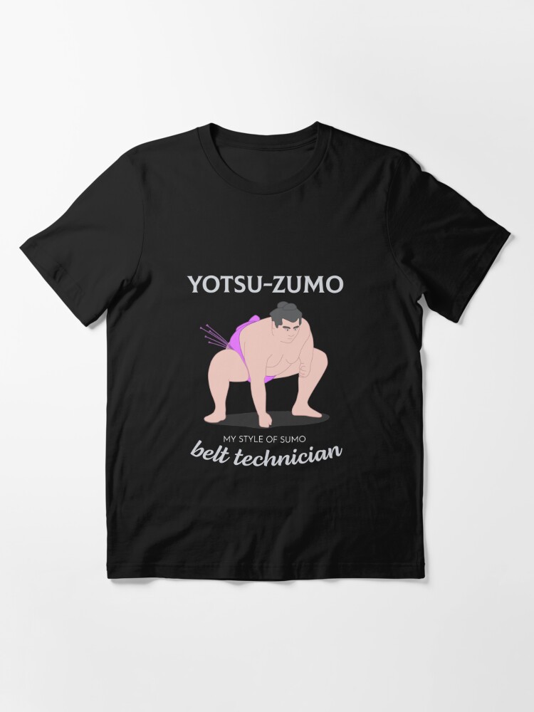 Yotsu Zumo 押し相撲 Pink Mawashi White Text T Shirt By Theplumwolf Redbubble