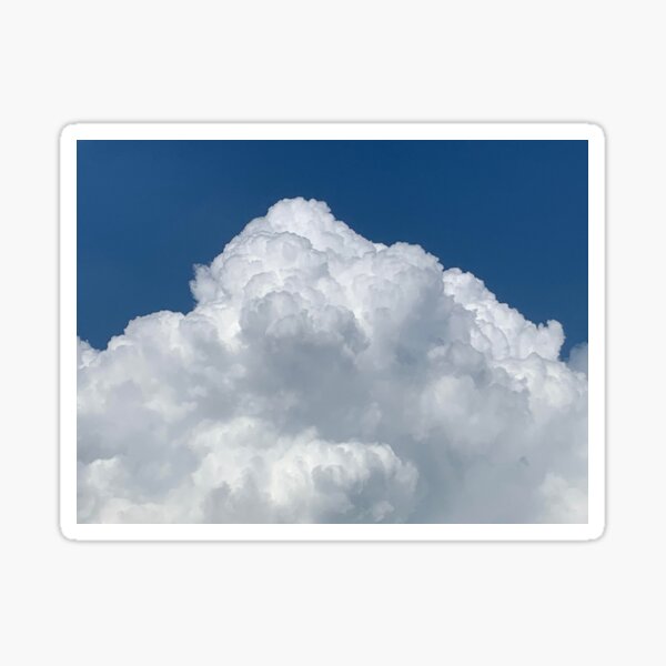 White cloud Sticker