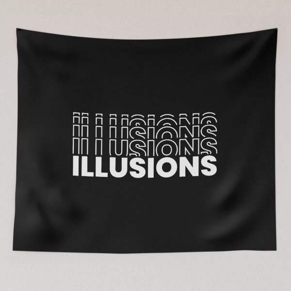 Item preview, Illusions Text Outlined designed and sold by ezralfredo.