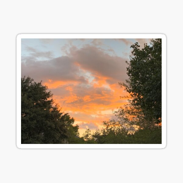 July Sunset Sticker