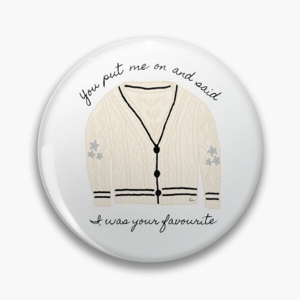 Stylish Taylor Swift Lyric Pin Badges - Set of 9