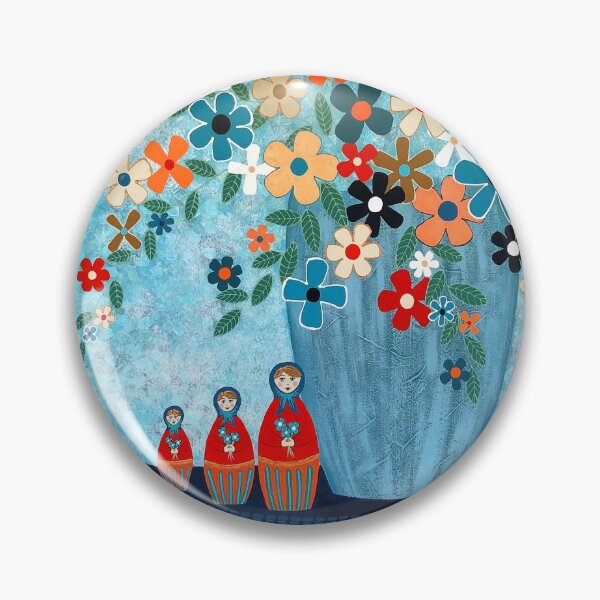 Item preview, Babushka Love Floral designed and sold by Lisafrancesjudd.