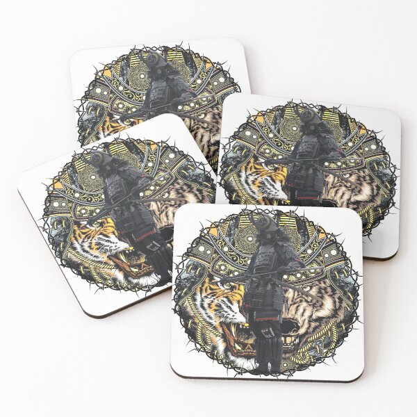 Item preview, Samurai Clans Unite: Tiger and Wolf designed and sold by MaddFictional.