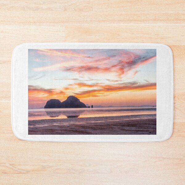 Item preview, Orange clouds at sunset, Hua Hin beach, Trang, Thailand designed and sold by Kevin Hellon.