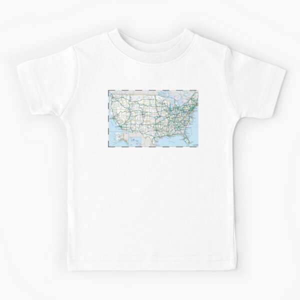 Item preview, US Highways Roadmap designed and sold by WanderingLife.