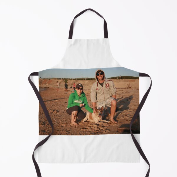Item preview, 34. Peta & Joel with Bonnie the Cattle Cross designed and sold by Cathie Brooker.