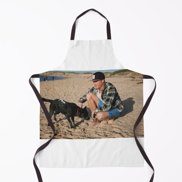 Item preview, 30. Chris & his Cattle-Staffy dog Bluey designed and sold by Cathie Brooker.