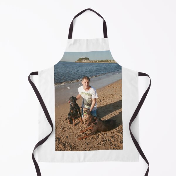 Item preview, 29. Alan with Dobermans & Border Terrior: Mischa, Jazz & Poppy designed and sold by Cathie Brooker.