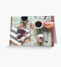 Coffee For Two Greeting Card