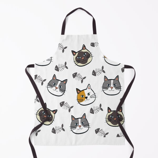 Face Funny Cat Apron