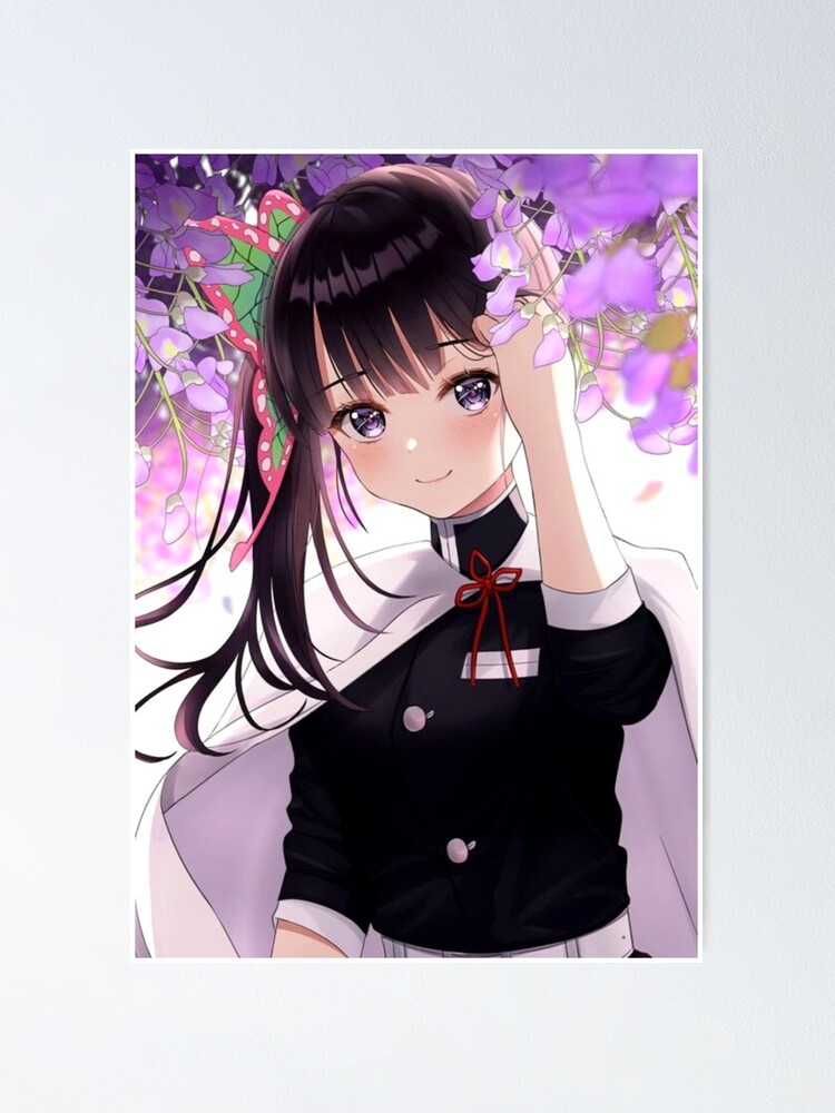 Kanao Tsuyuri Demon Slayer Poster By Espressiodesign Redbubble