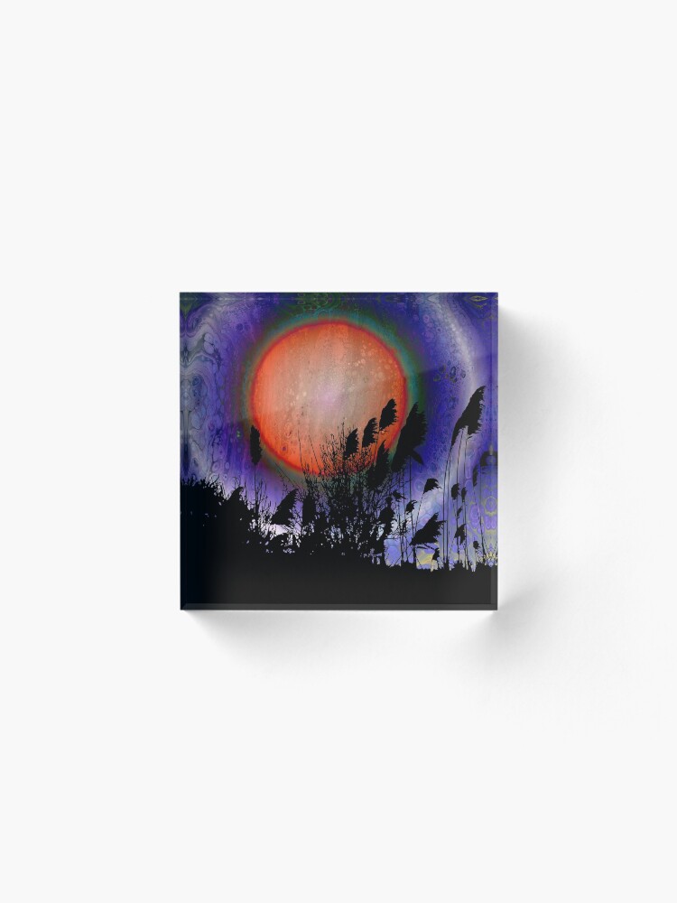 Alternate view of Distant Sun Acrylic Block