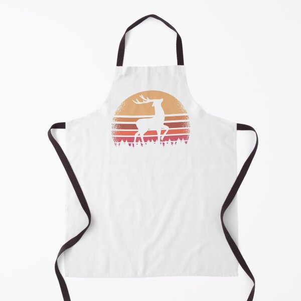 Item preview, Retro Vintage Deer Sunset Silhouette Forest NC designed and sold by Cute and Funny Animal Art Designs.