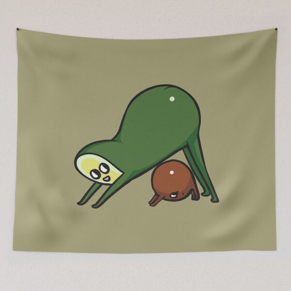Item preview,  Downward Facing Dog Avocado designed and sold by Huebucket.