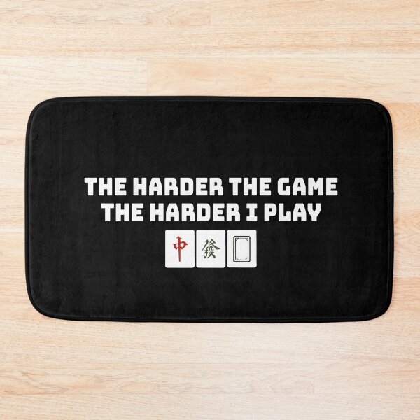 Item preview, Harder Game Harder Play with Mahjong designed and sold by thestreetslocal.