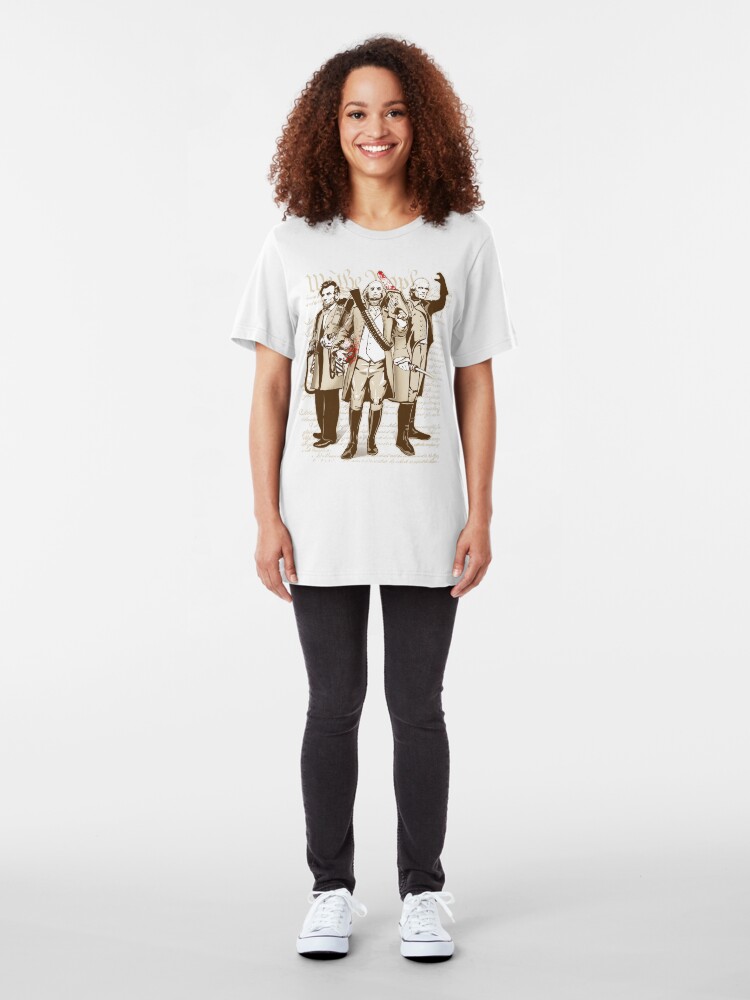 Alternate view of President Kick Asses Slim Fit T-Shirt