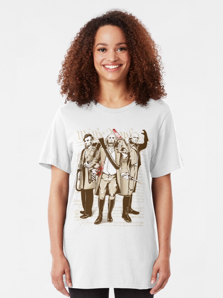 Alternate view of President Kick Asses Slim Fit T-Shirt