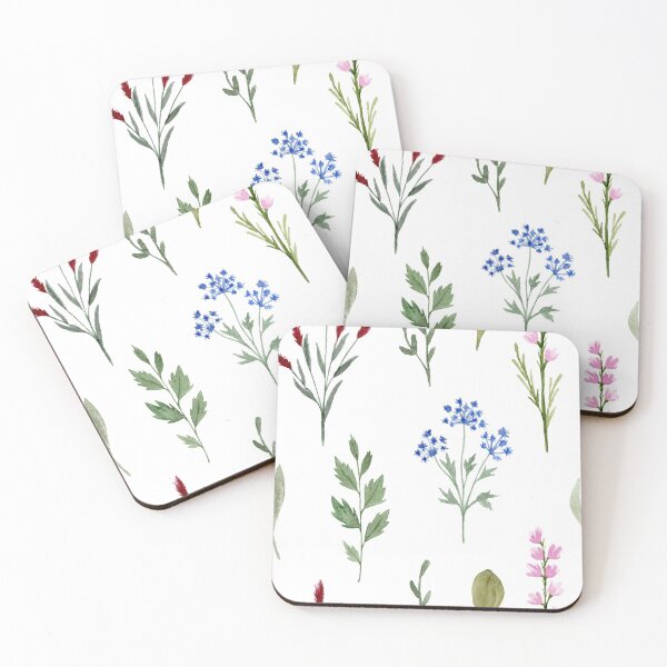 Item preview, Watercolor Flower Pattern designed and sold by narekmug.