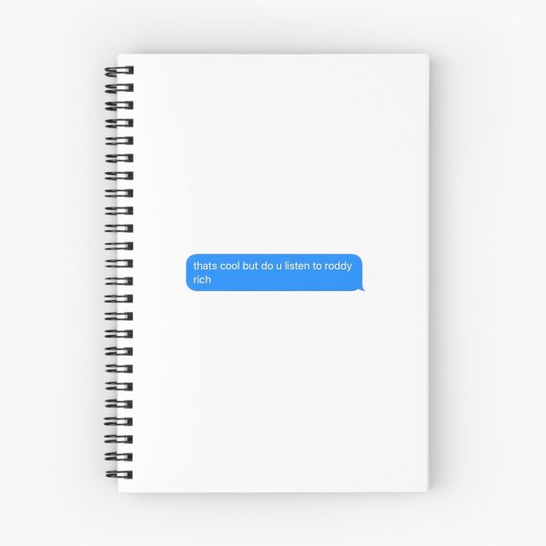 Item preview, do you listen to roddy rich text message  designed and sold by popculture by Christian.