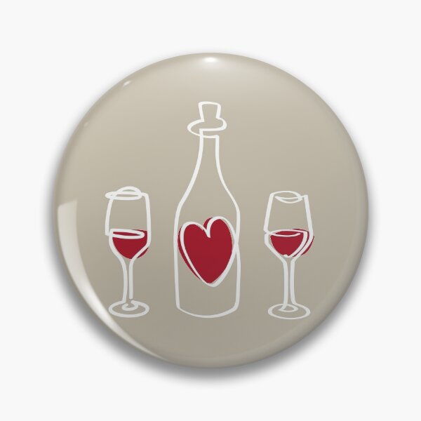 Item preview, Wine and Love: A Single Line of Romance designed and sold by PauRicart.