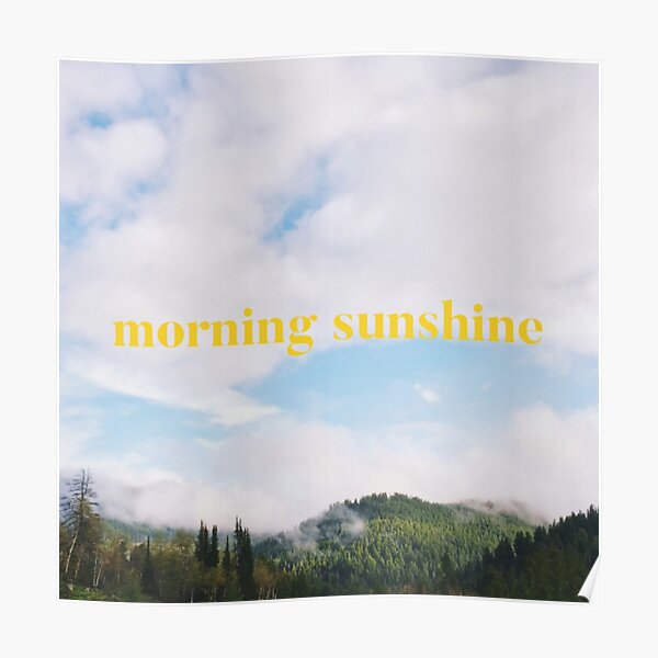 Good Morning Sign Posters Redbubble