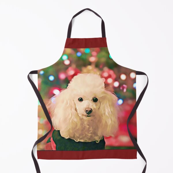 Item preview, Christmas poodle dog designed and sold by ritmoboxers.