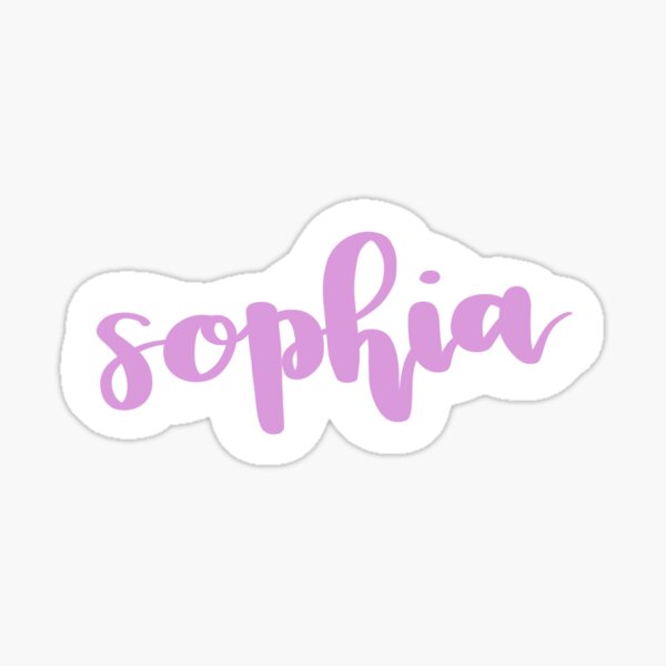 Calligraphy Sophia Gifts Merchandise Redbubble