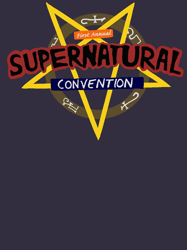 "first annual supernatural convention" Tshirt for Sale by jammywho21