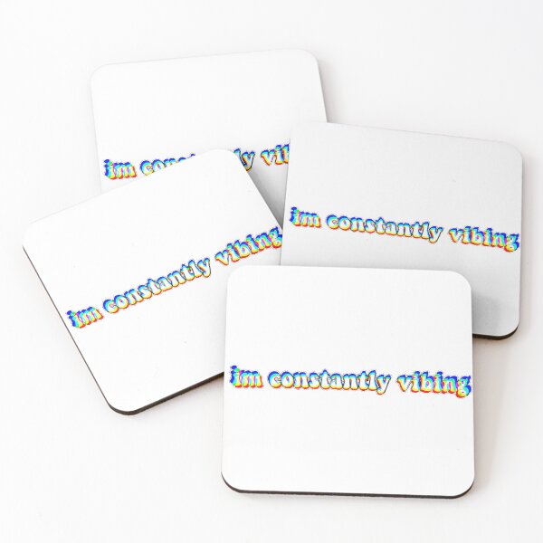 Item preview, im constantly vibing sticker designed and sold by katelynau.