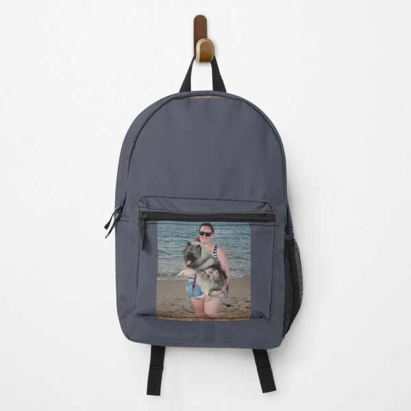 Item preview, 19. Bree & her Keeshond designed and sold by Cathie Brooker.