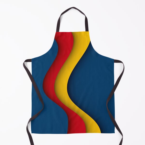 Item preview, Waves of blue, red and yellow designed and sold by lathspell.