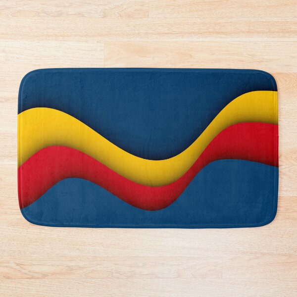 Item preview, Waves of blue, red and yellow designed and sold by lathspell.